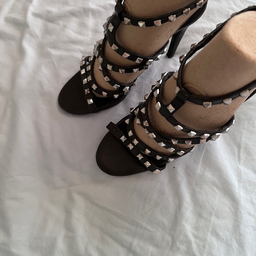 BCBGeneration Black Studded Heels